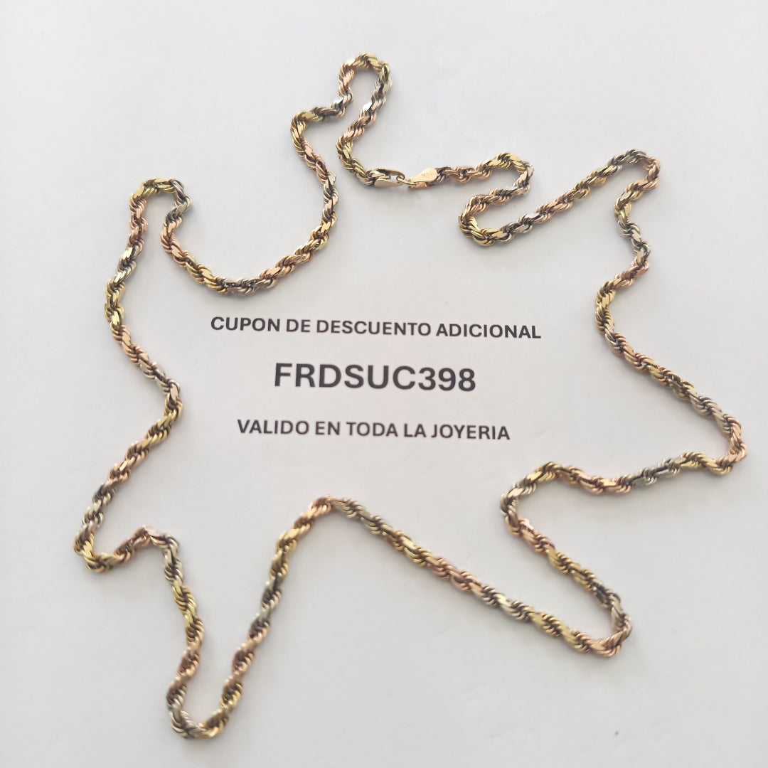 CADENA ORO 14 K 24.1 GRMS (SEMINUEVO)
