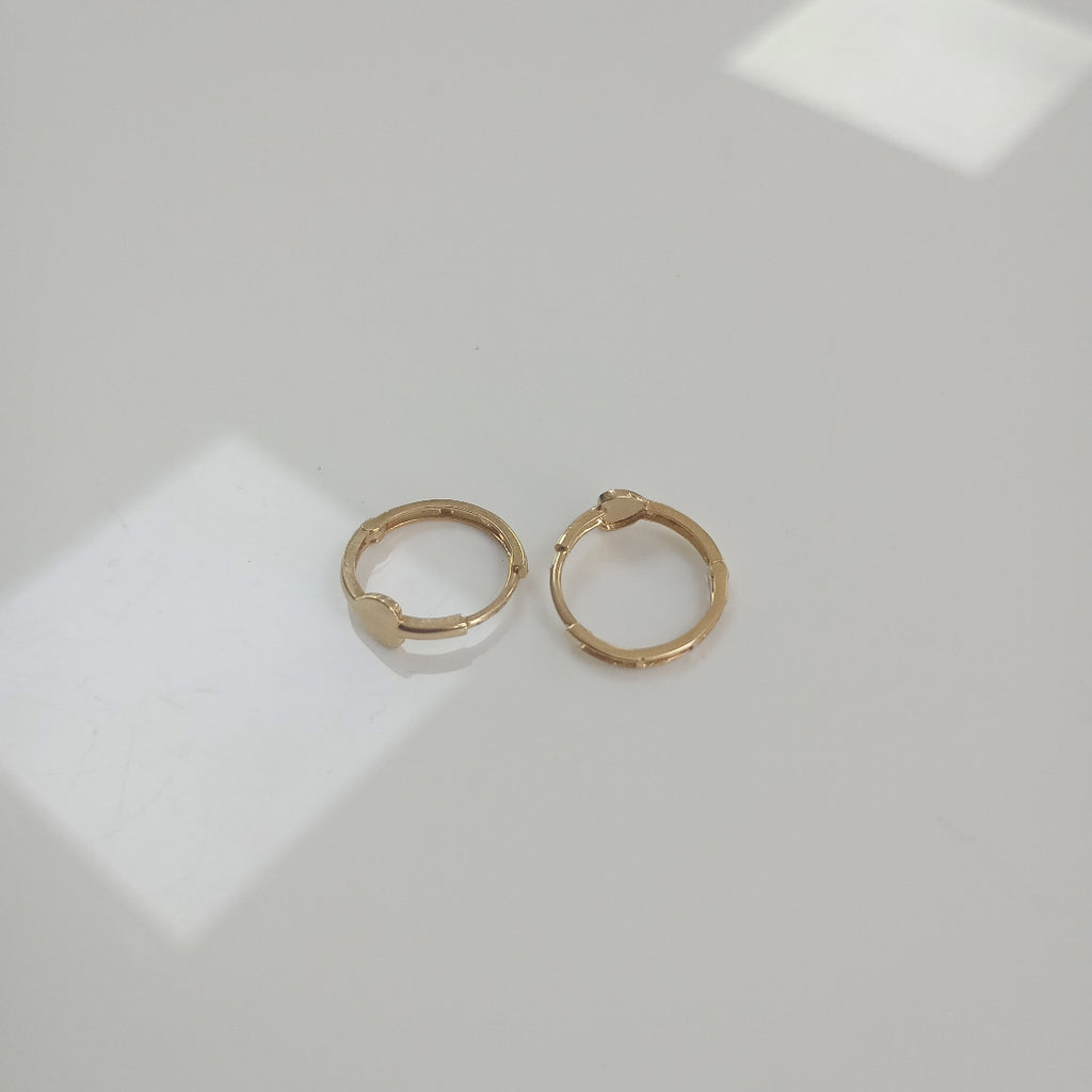 ARRACADAS PAR ORO 14 K 1.3 GRMS (SEMINUEVO)