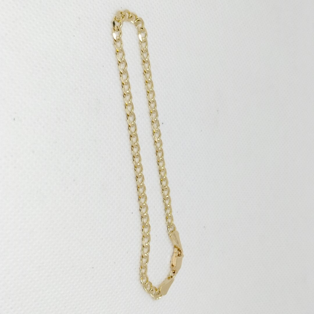 PULSERAS BARBADA ORO 14K 21 CM 5.3 GR (NUEVO)