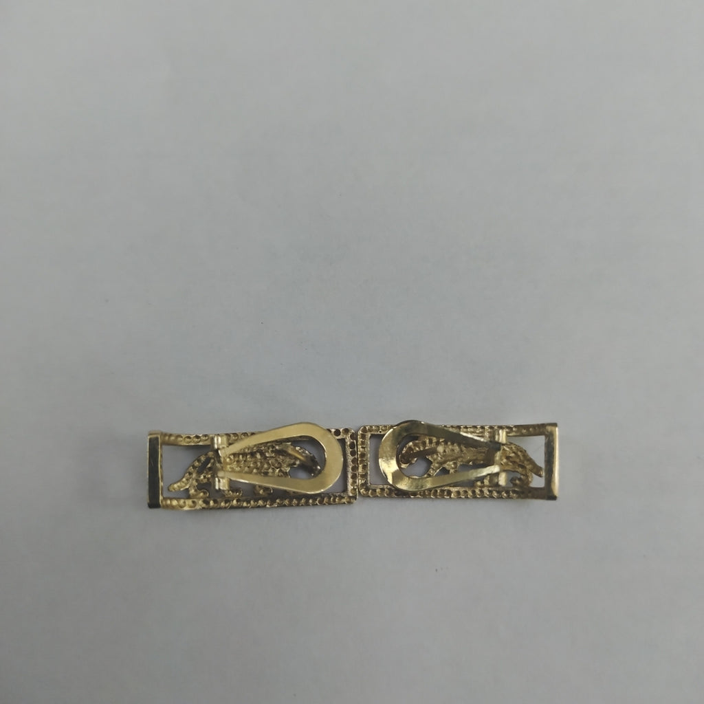 ARETES PAR ORO COMBINADO 14 K 6,00 GRMS (SEMINUEVO)