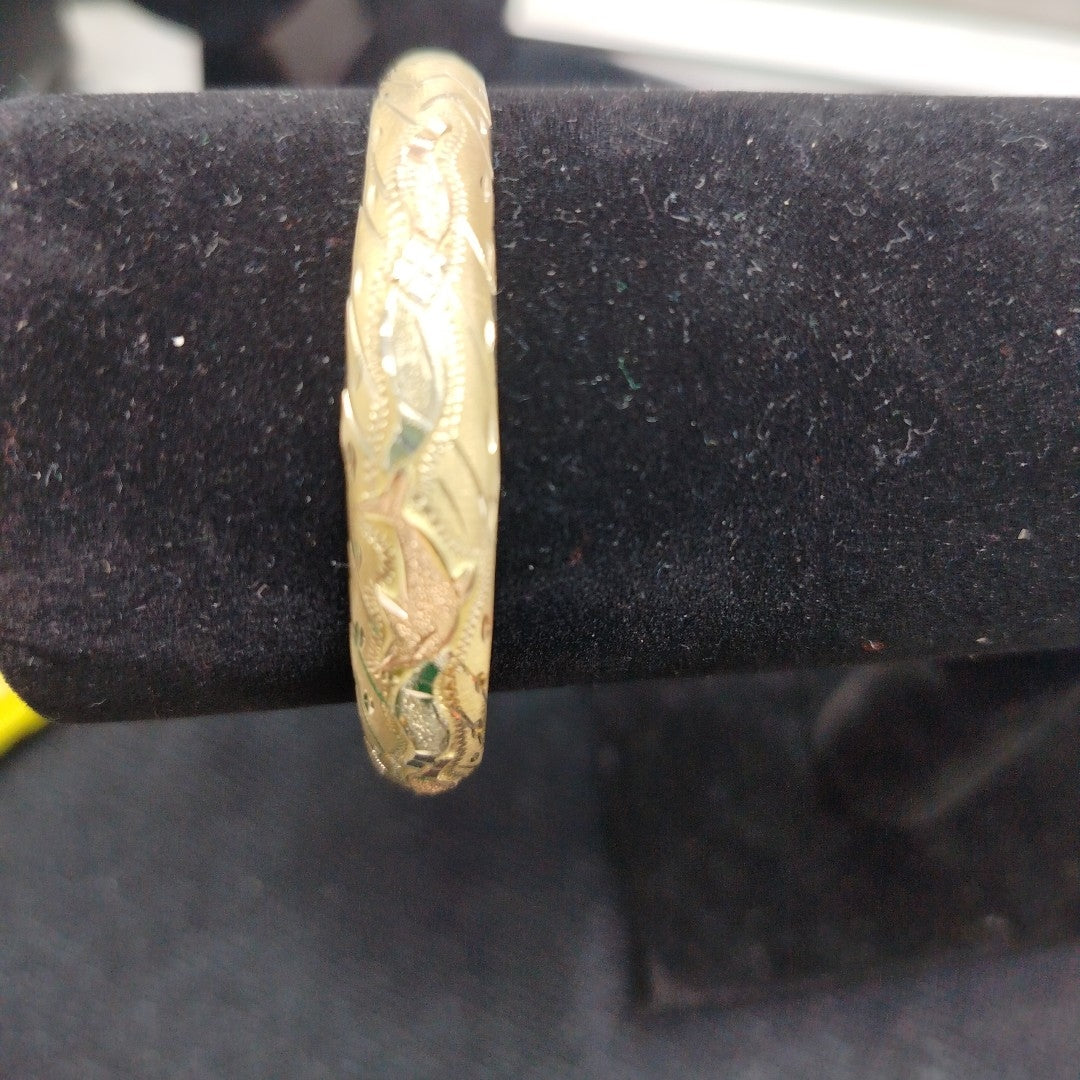 PULSERA RIGIDA ORO 10 K 6,30 GRMS (SEMINUEVO)