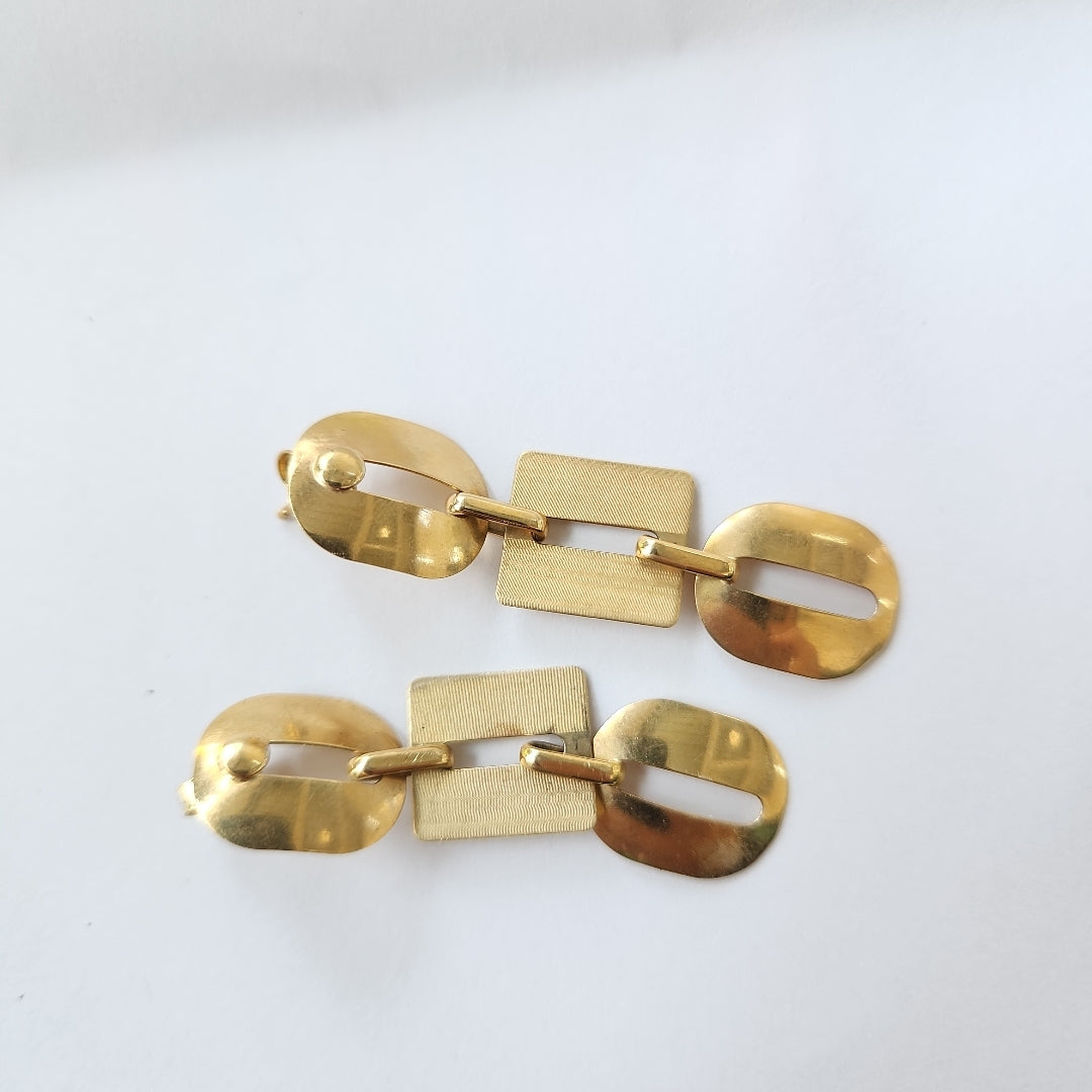 ARETES PAR ORO 14 K 4,90 GRMS (SEMINUEVO)