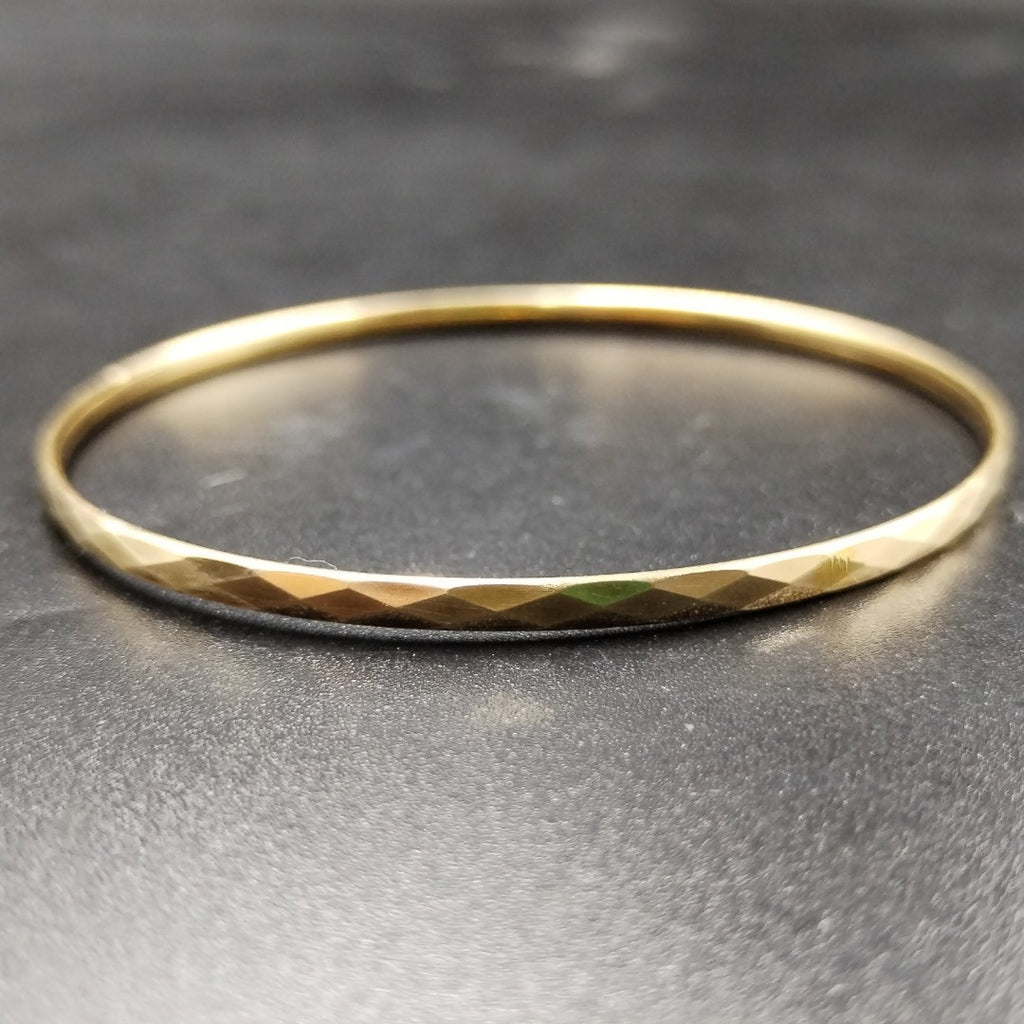 PULSERA RIGIDA ORO 14 K 4,30 GRMS (SEMINUEVO)