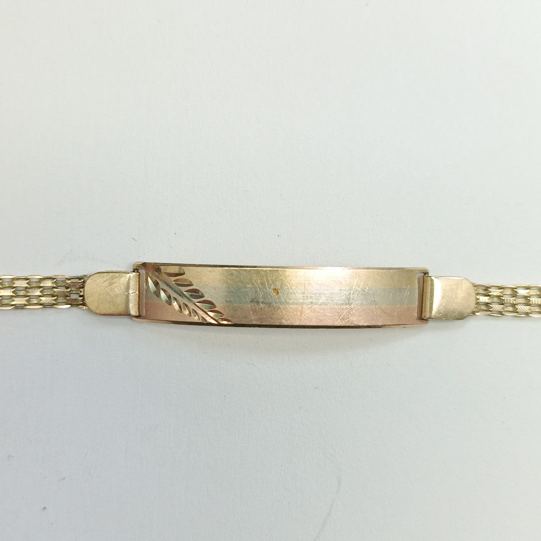 ESCLAVA ORO, ORO COMBINADO 14 K 6.9 GRMS (SEMINUEVO)