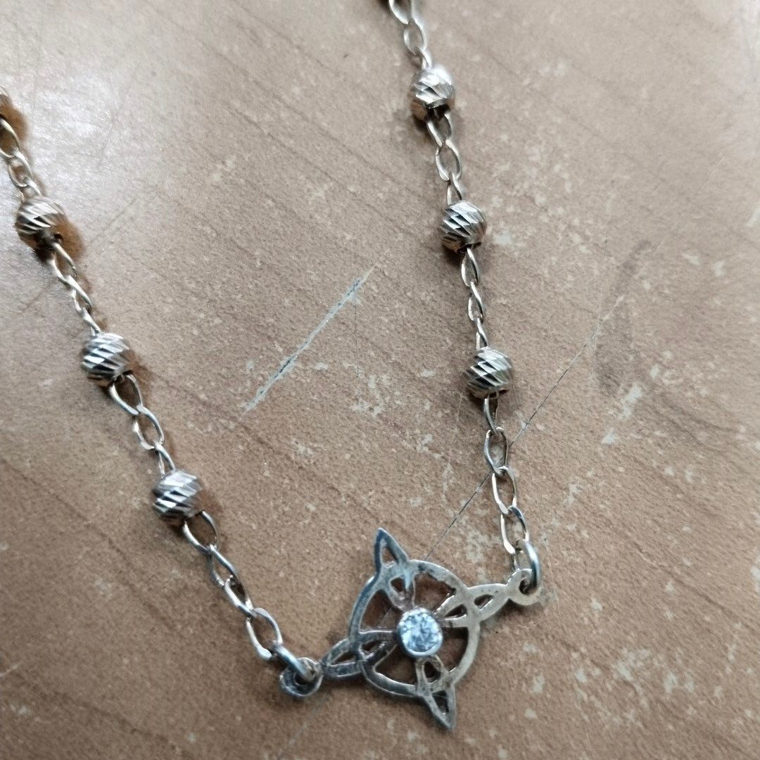 PULSERA TEJIDO ESPECIAL PLATA .925 18 CM 2.9 GR (NUEVO)