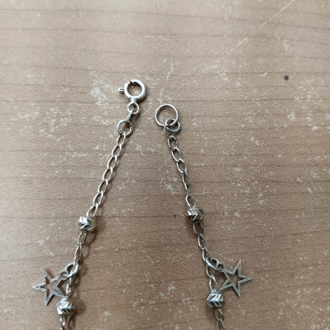PULSERA TEJIDO ESPECIAL PLATA .925 18 CM 3.1 GR (NUEVO)