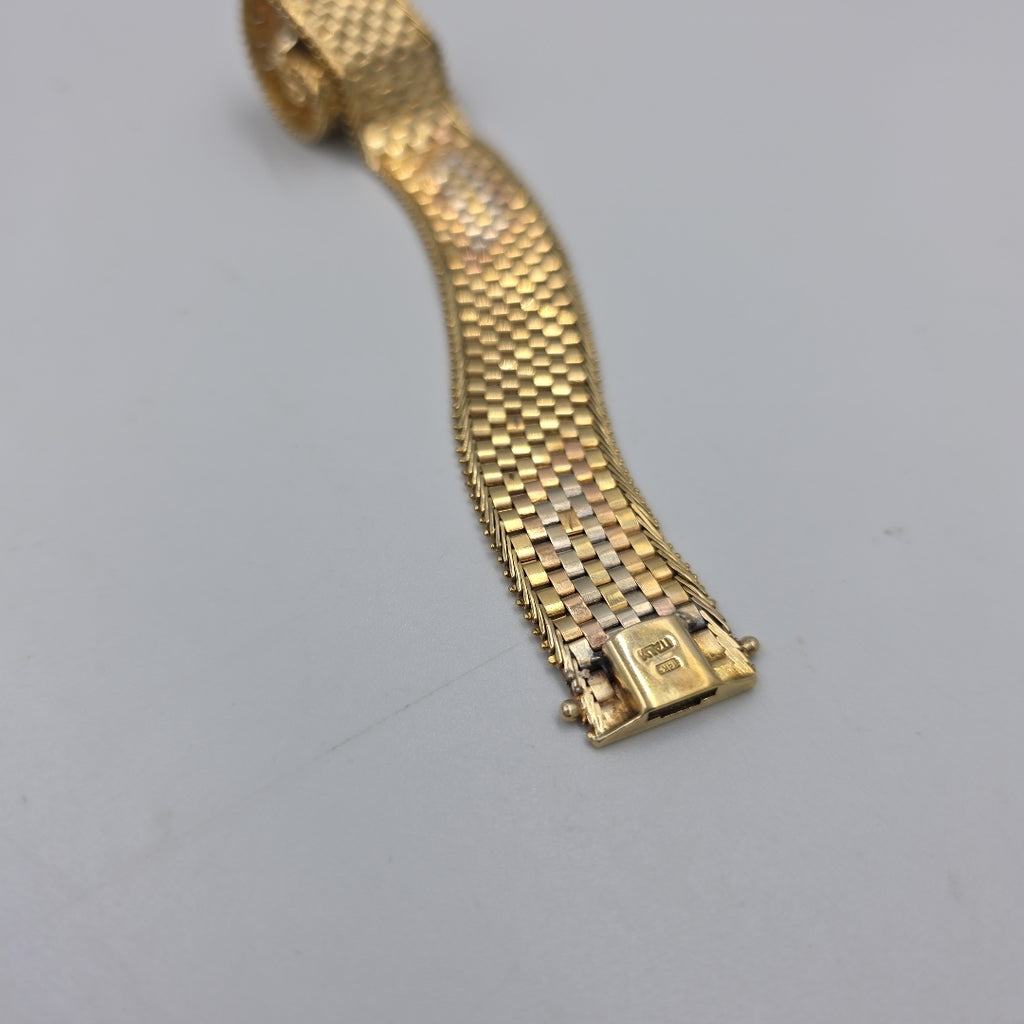 PULSERA ORO, ORO COMBINADO 14 K 27.7 GRMS (SEMINUEVO)