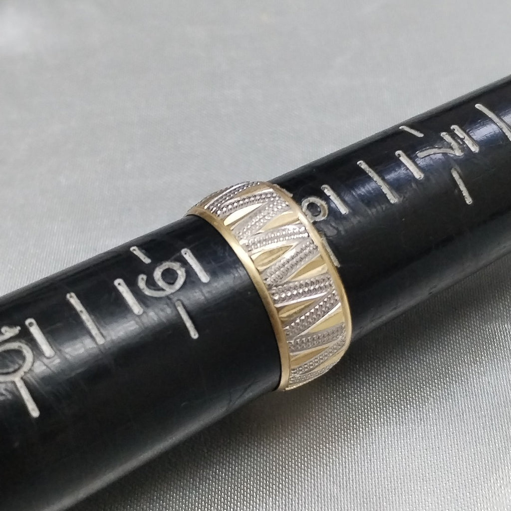 ARGOLLA ORO, ORO COMBINADO 14 K 1.8 GRMS (SEMINUEVO)