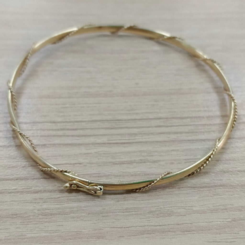 PULSERA RIGIDA ORO 14 K 6.1 GRMS (SEMINUEVO)