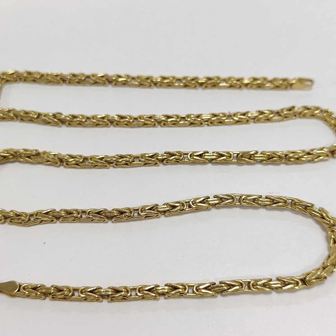 CADENA, DIJE ORO, ORO BLANCO 18 K 20.1 GRMS (SEMINUEVO)