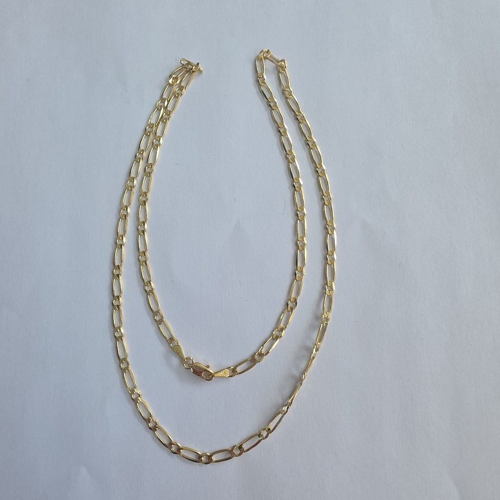 CADENAS 1X1 ORO 14K 55 CM 7.4 GR (NUEVO)