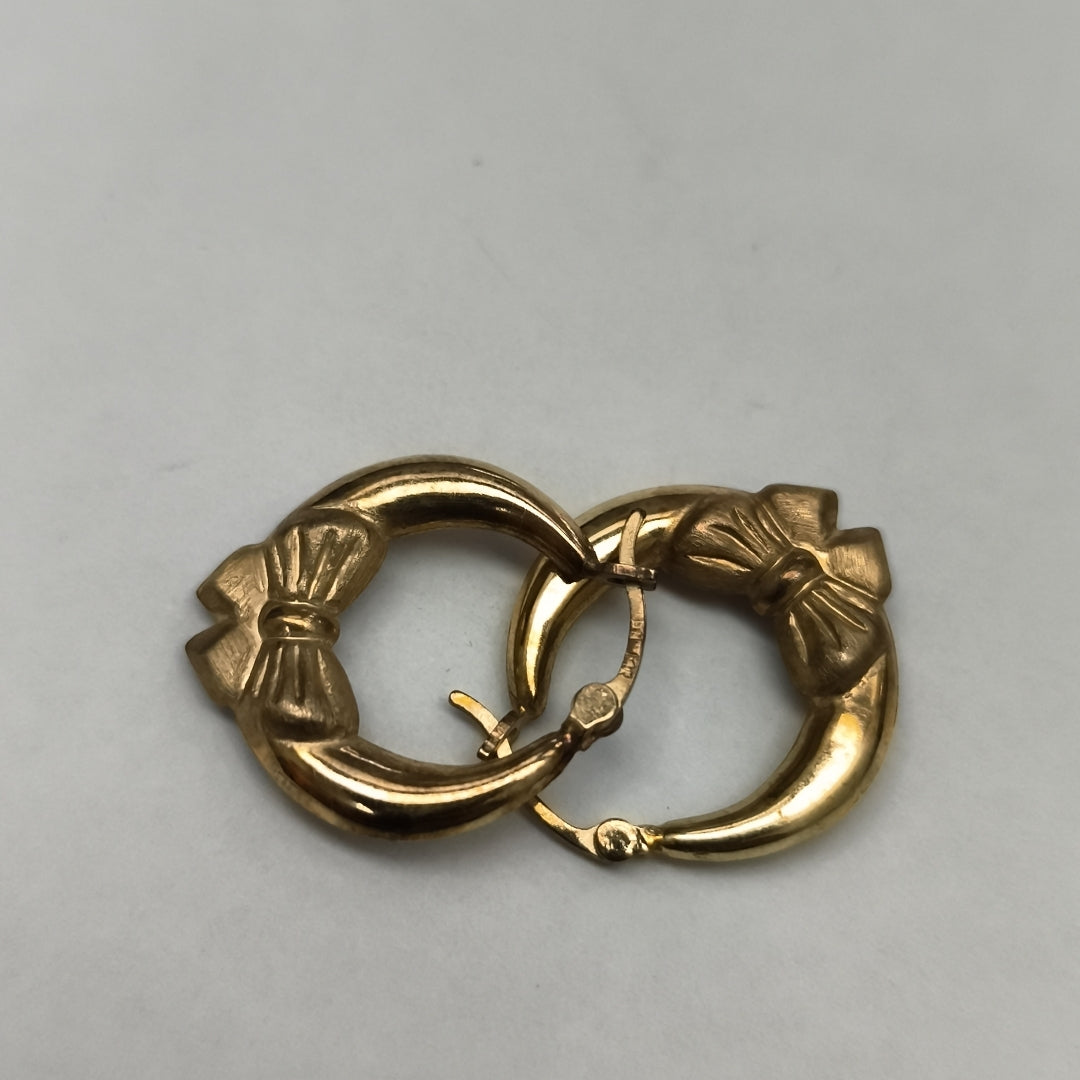 ARRACADAS PAR ORO 14 K 2,00 GRMS (SEMINUEVO)