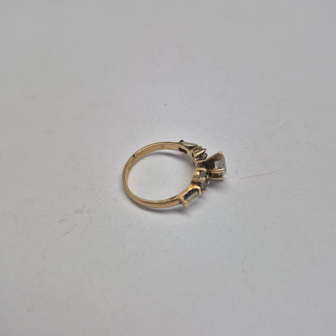 SOLITARIO ORO 14 K 2,70 GRMS (SEMINUEVO)