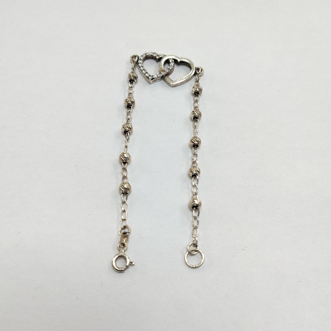 PULSERA TEJIDO TEJIDO ESPECIAL PLATA .925 18 CM 3.9 GR (NUEVO)