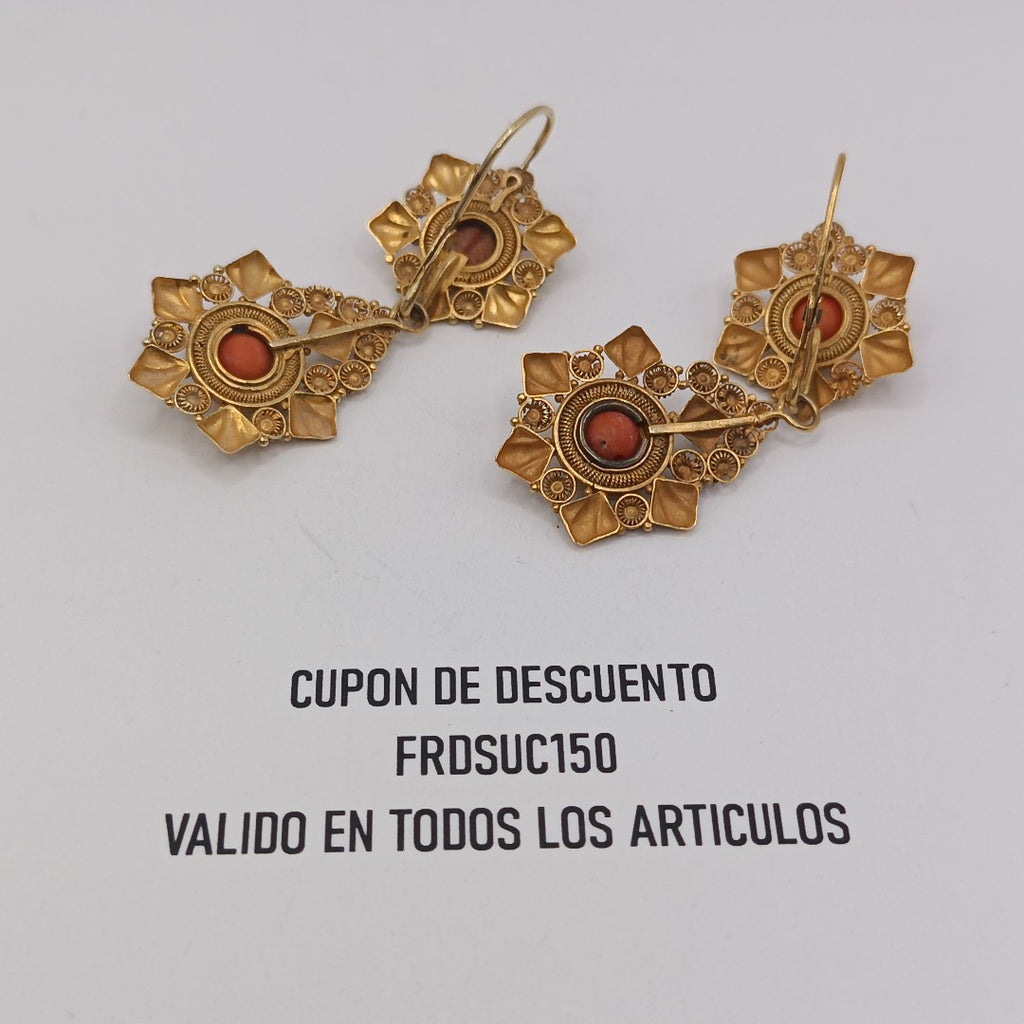 ARETES PAR ORO 10 K 7.1 GRMS (SEMINUEVO)