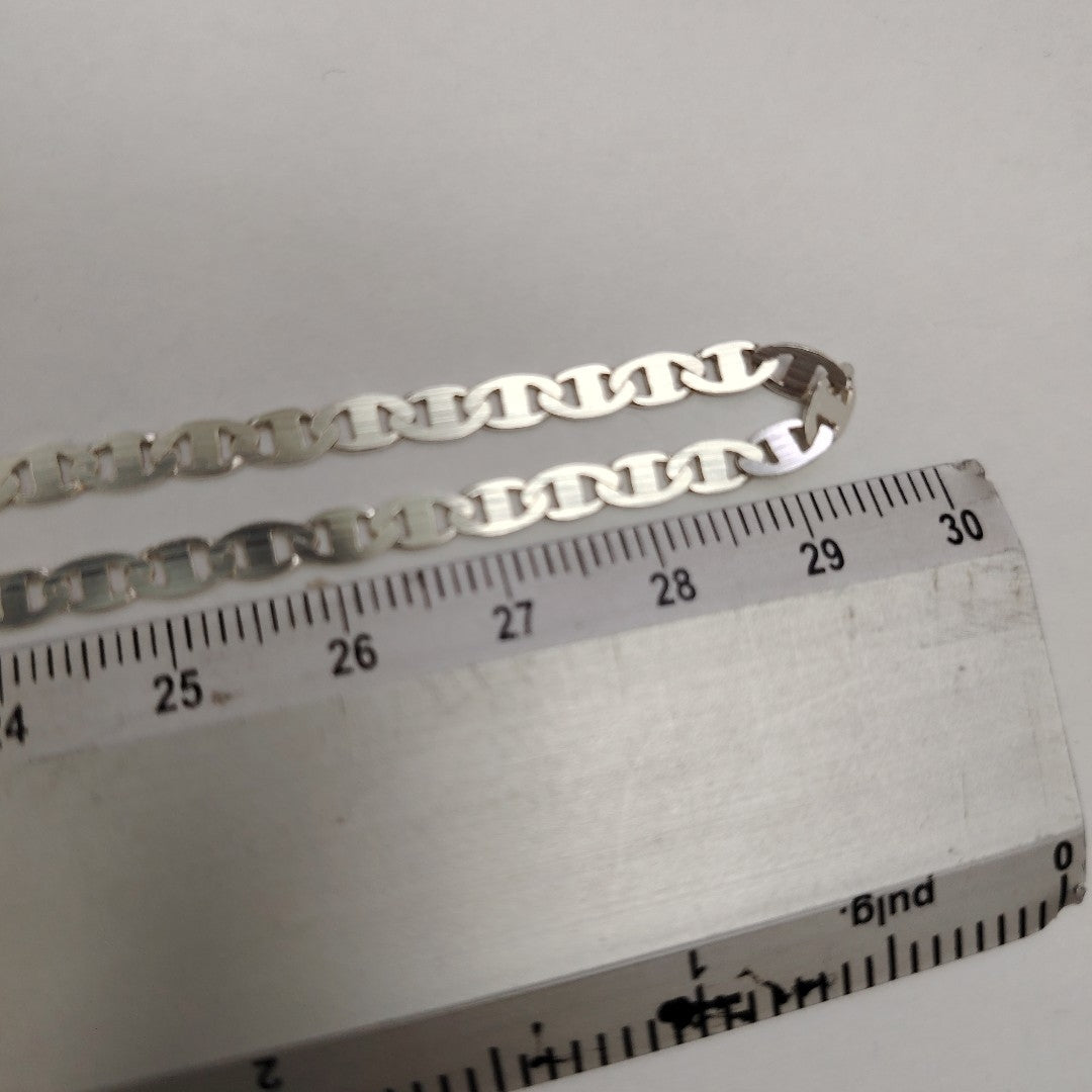 CADENA TEJIDO GUCHI PLATA .925 60 CM 9.1 GR (NUEVO)