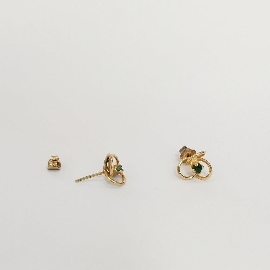BROQUELES PAR ORO 14 K 1,50 GRMS (SEMINUEVO)