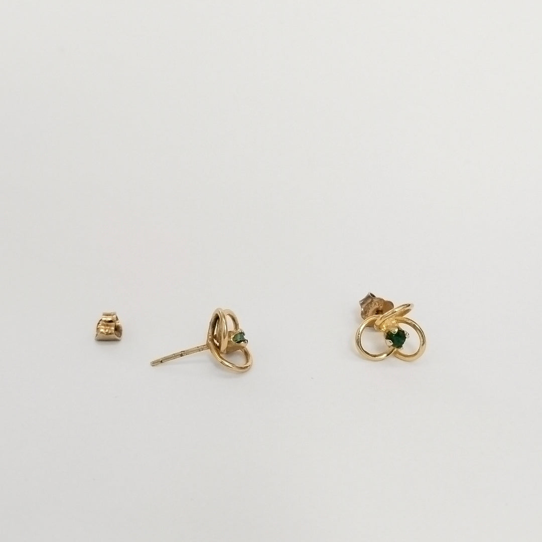 BROQUELES PAR ORO 14 K 1,50 GRMS (SEMINUEVO)