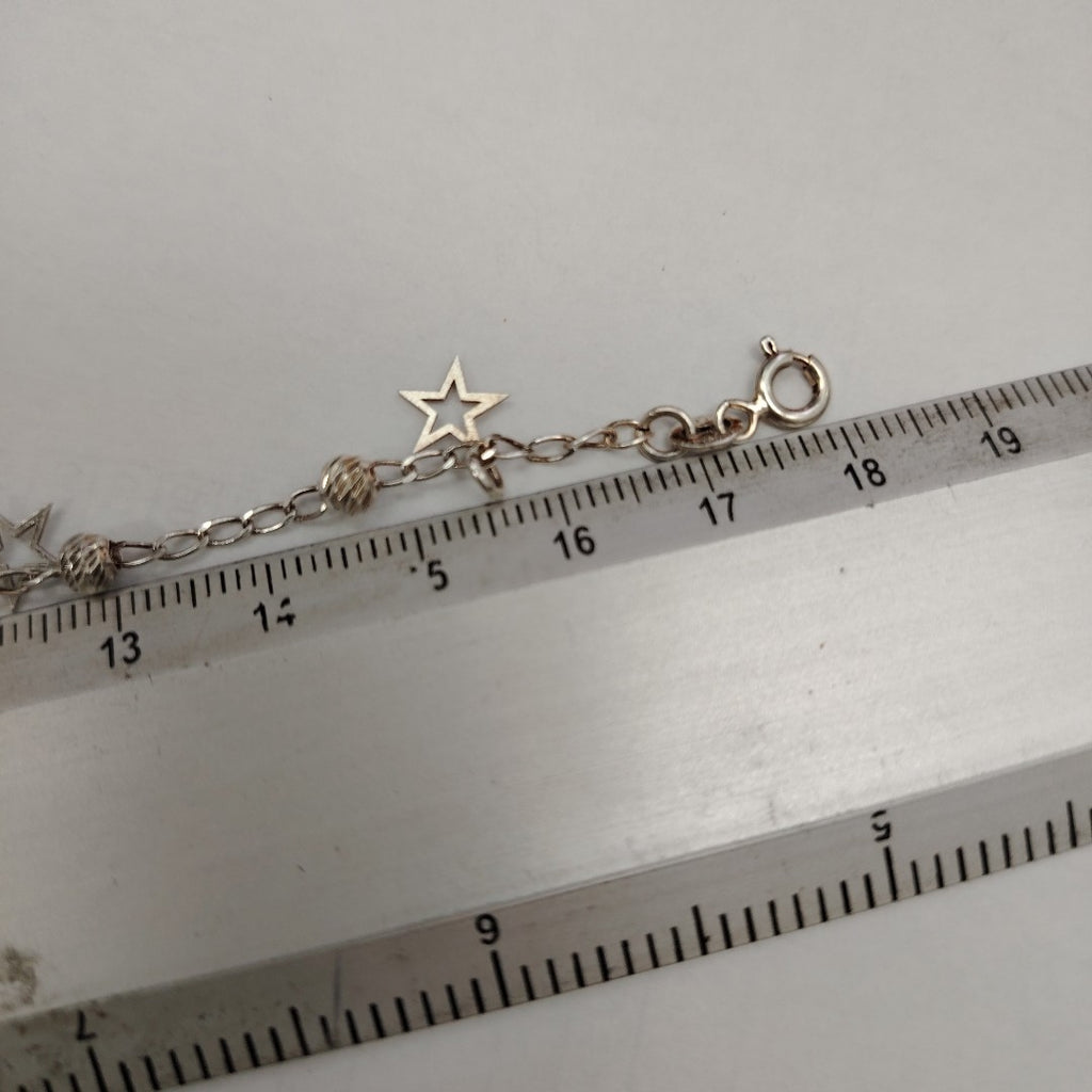PULSERA TEJIDO ESPECIAL PLATA .925 18 CM 2.7 GR (NUEVO)