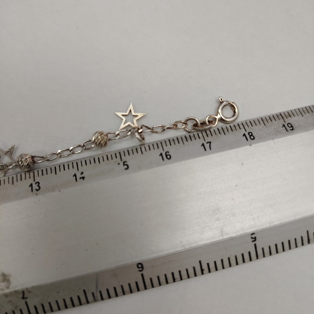 PULSERA TEJIDO ESPECIAL PLATA .925 18 CM 2.7 GR (NUEVO)