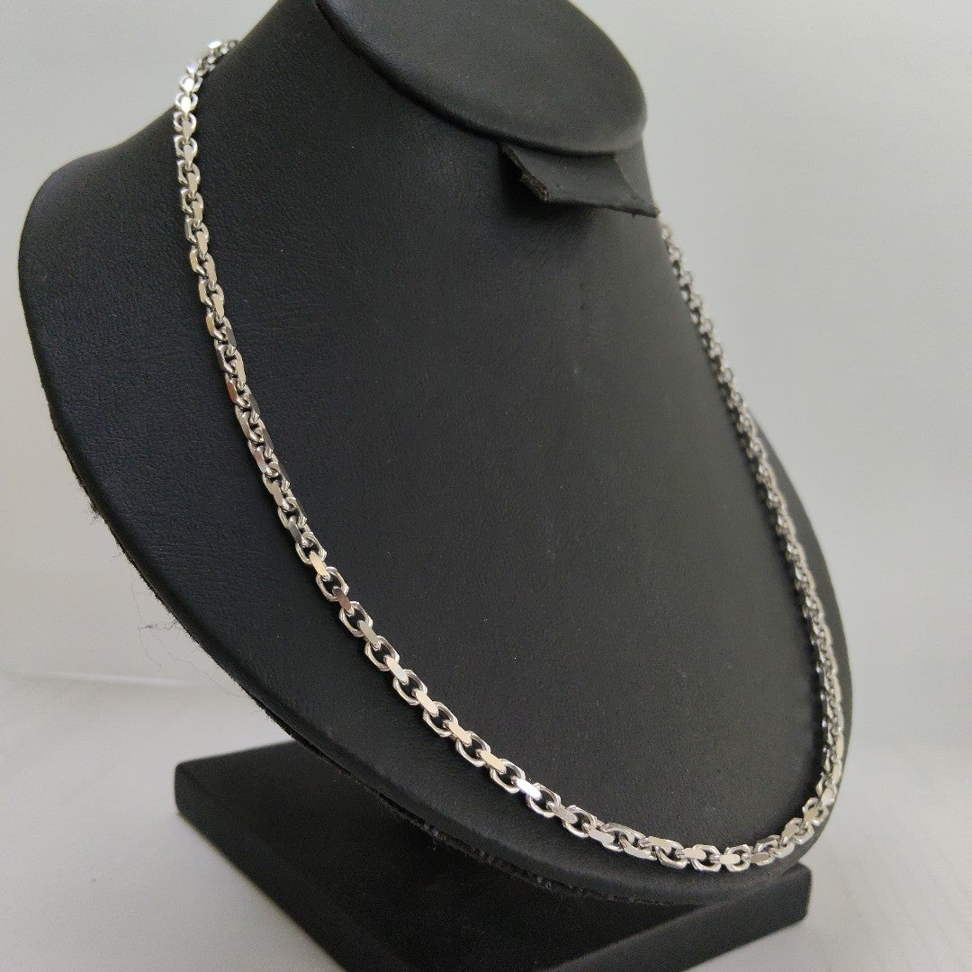 CADENA ORO, ORO BLANCO 14 K 26.9 GRMS (SEMINUEVO)