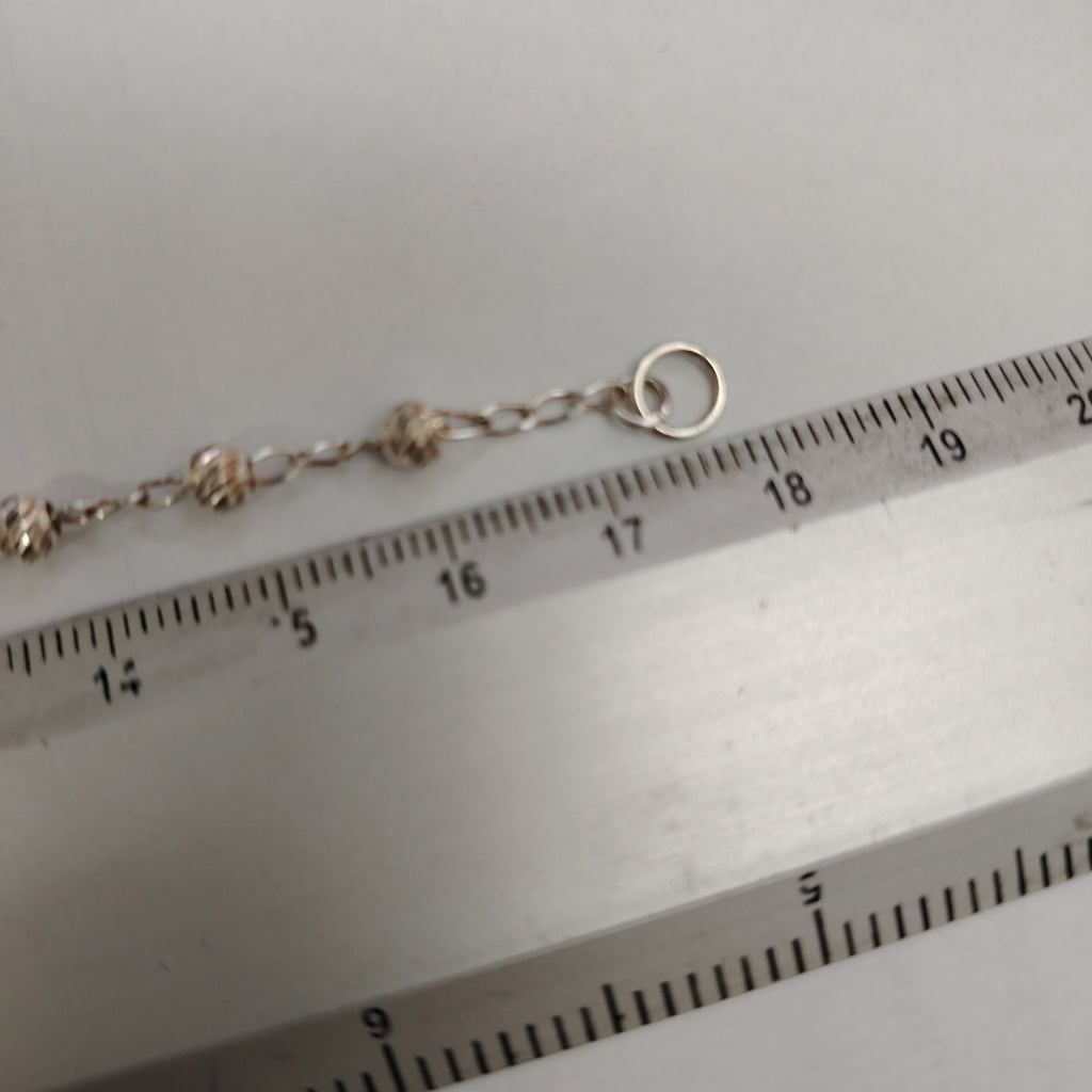 PULSERA TEJIDO ESPECIAL PLATA .925 18 CM 2.8 GR (NUEVO)