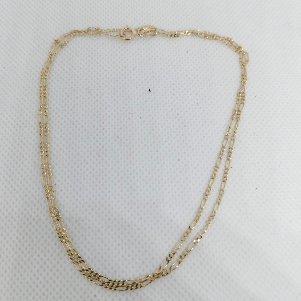 CADENAS TEJIDO 3X1 ORO 14K 55 CM 2.4 GR (NUEVO)