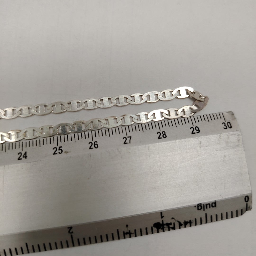CADENA TEJIDO GUCHI PLATA .925 60 CM 9.3 GR (NUEVO)