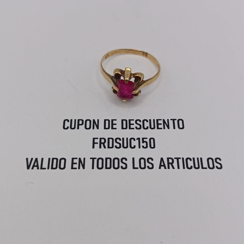 ANILLO ORO 14 K 2.2 GRMS (SEMINUEVO)