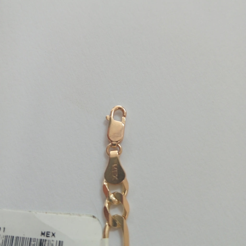 PULSERAS TEJIDO 3X1 ORO 14K 21 CM 10 GR (NUEVO)