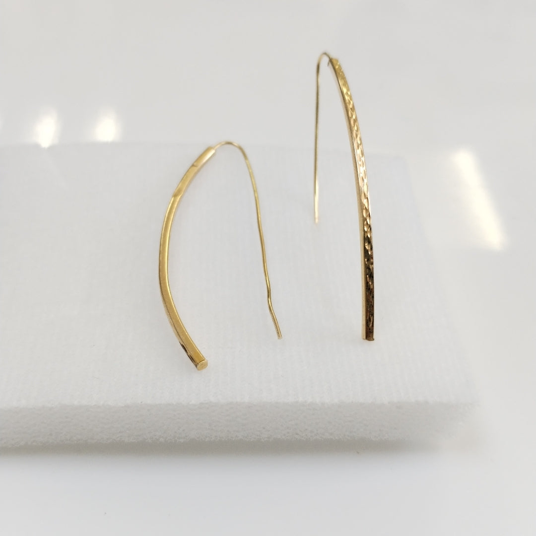 ARETES PAR ORO 14 K 1.5 GRMS (SEMINUEVO)