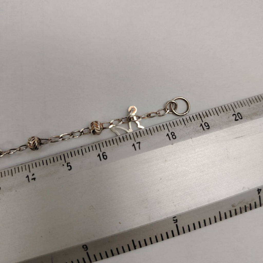PULSERA TEJIDO ESPECIAL PLATA .925 18 CM 2.8 GR (NUEVO)