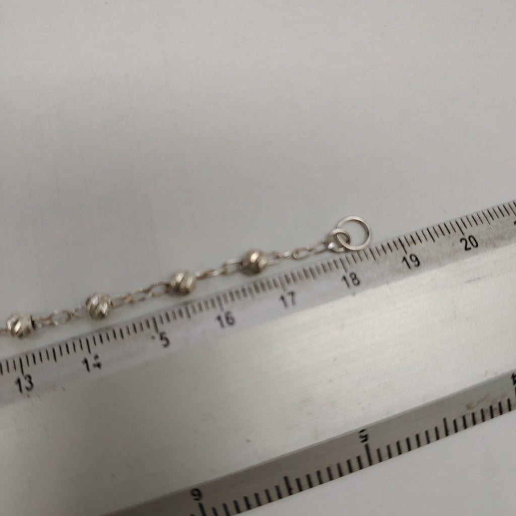 PULSERA TEJIDO TEJIDO ESPECIAL PLATA .925 18 CM 4.1 GR (NUEVO)