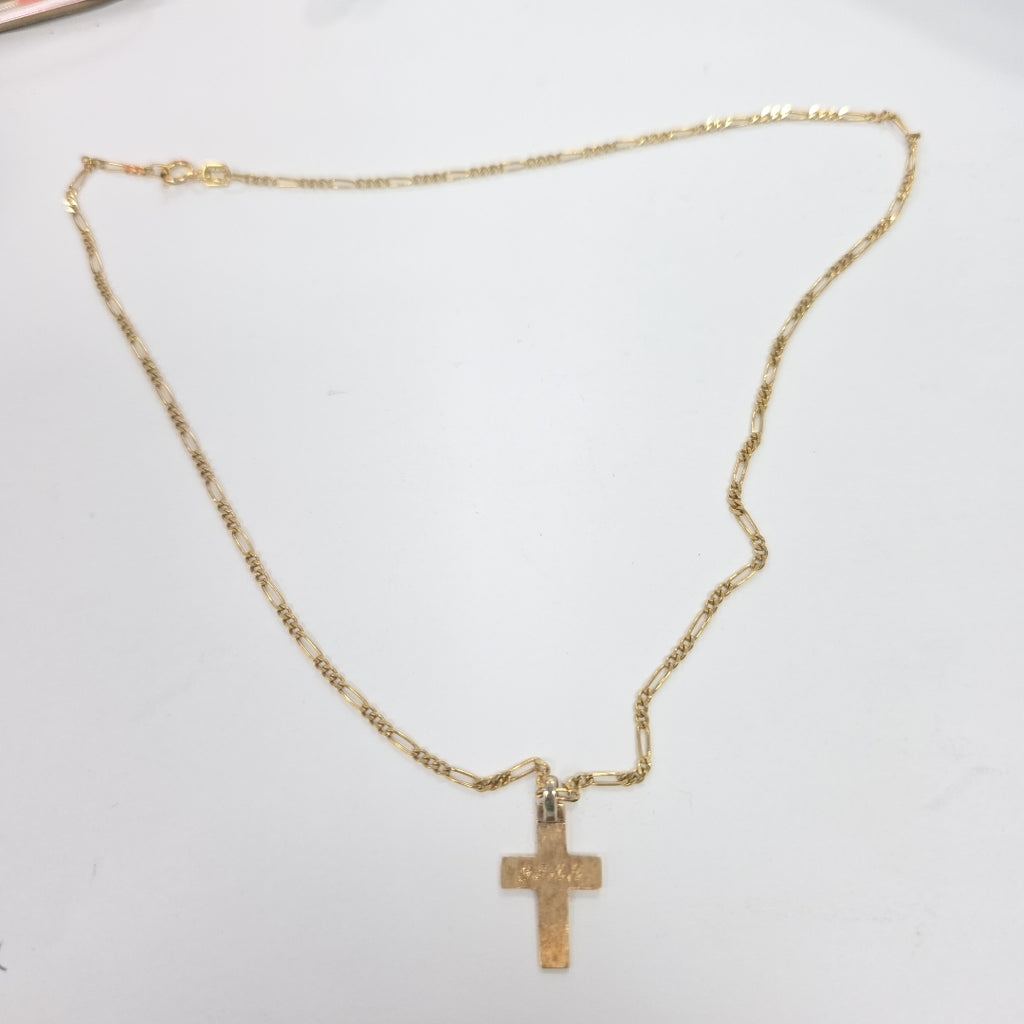 CADENA, CRUZ ORO 14 K 3.9 GRMS (SEMINUEVO)