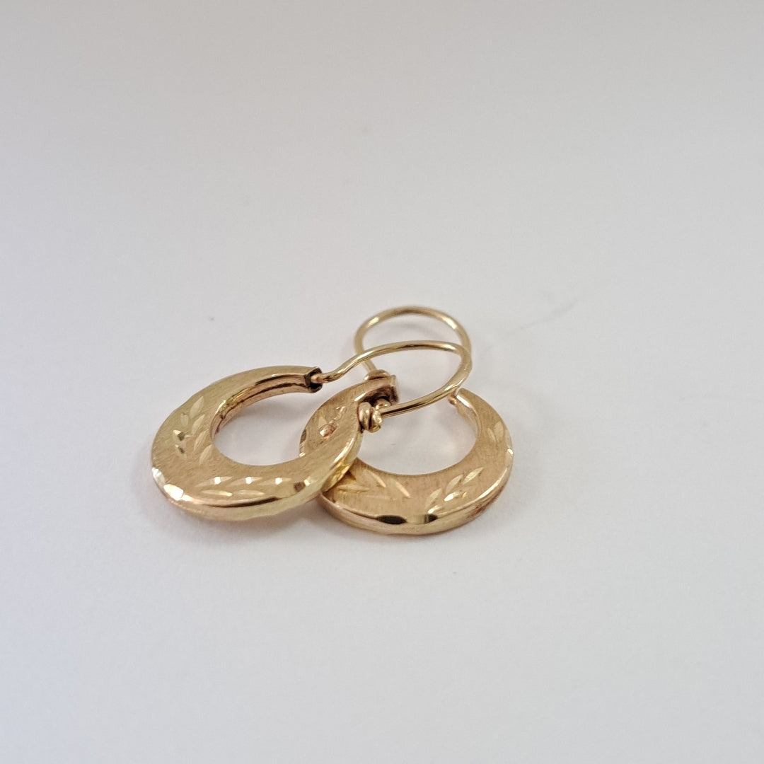 ARRACADAS PAR ORO 10 K 1,20 GRMS (SEMINUEVO)