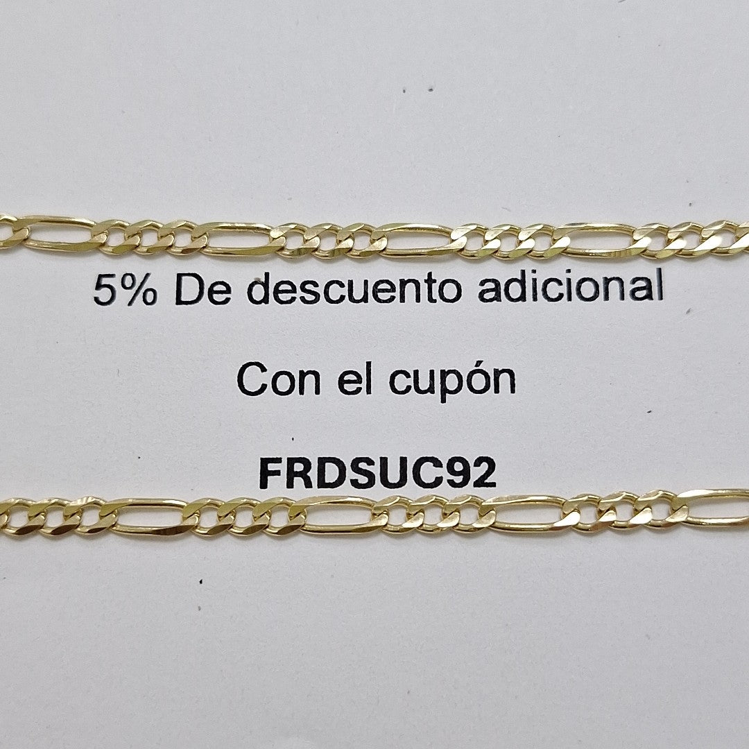 PULSERAS 3X1 ORO 14K 21 CM 3.4 GR (NUEVO)