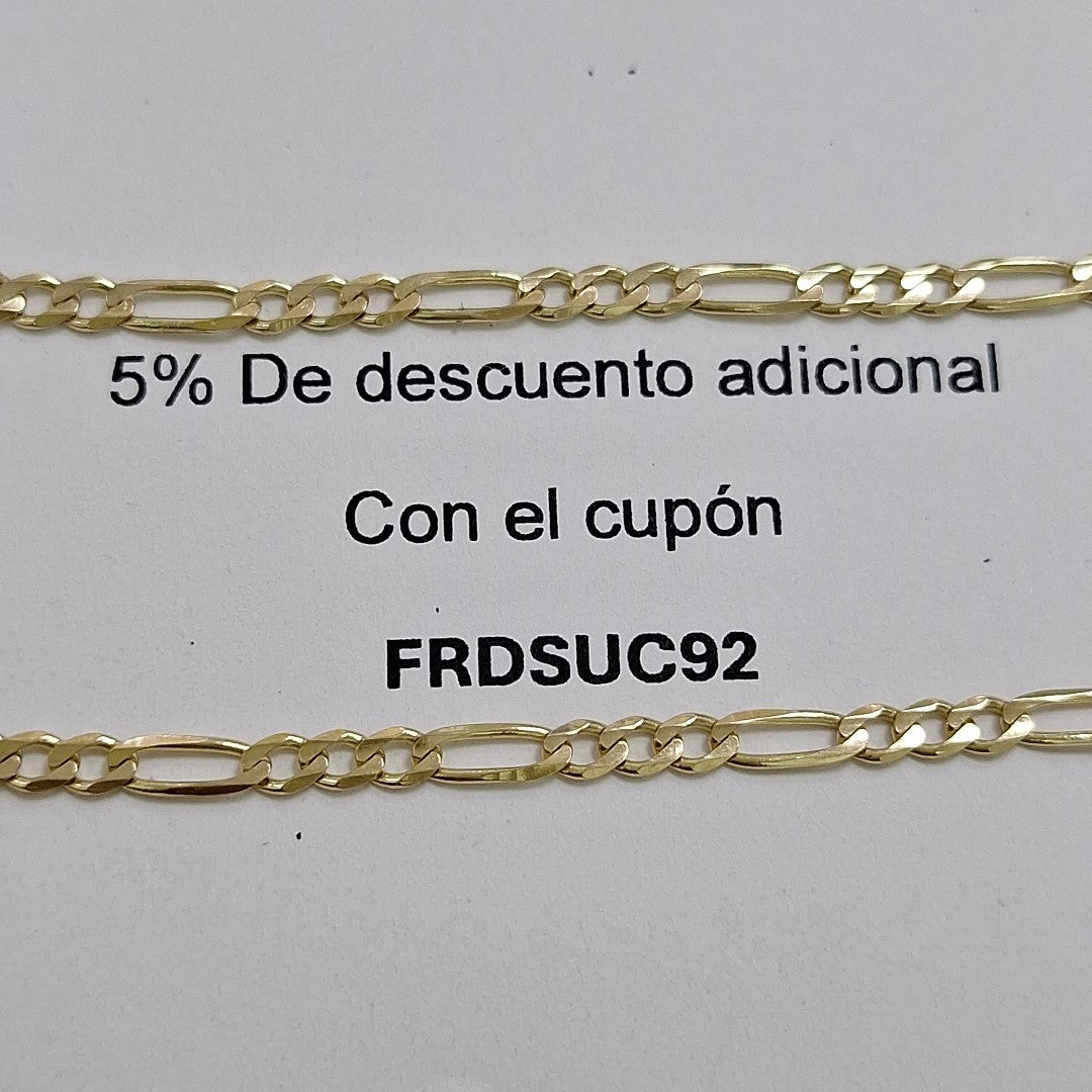 PULSERAS 3X1 ORO 14K 21 CM 3.3 GR (NUEVO)