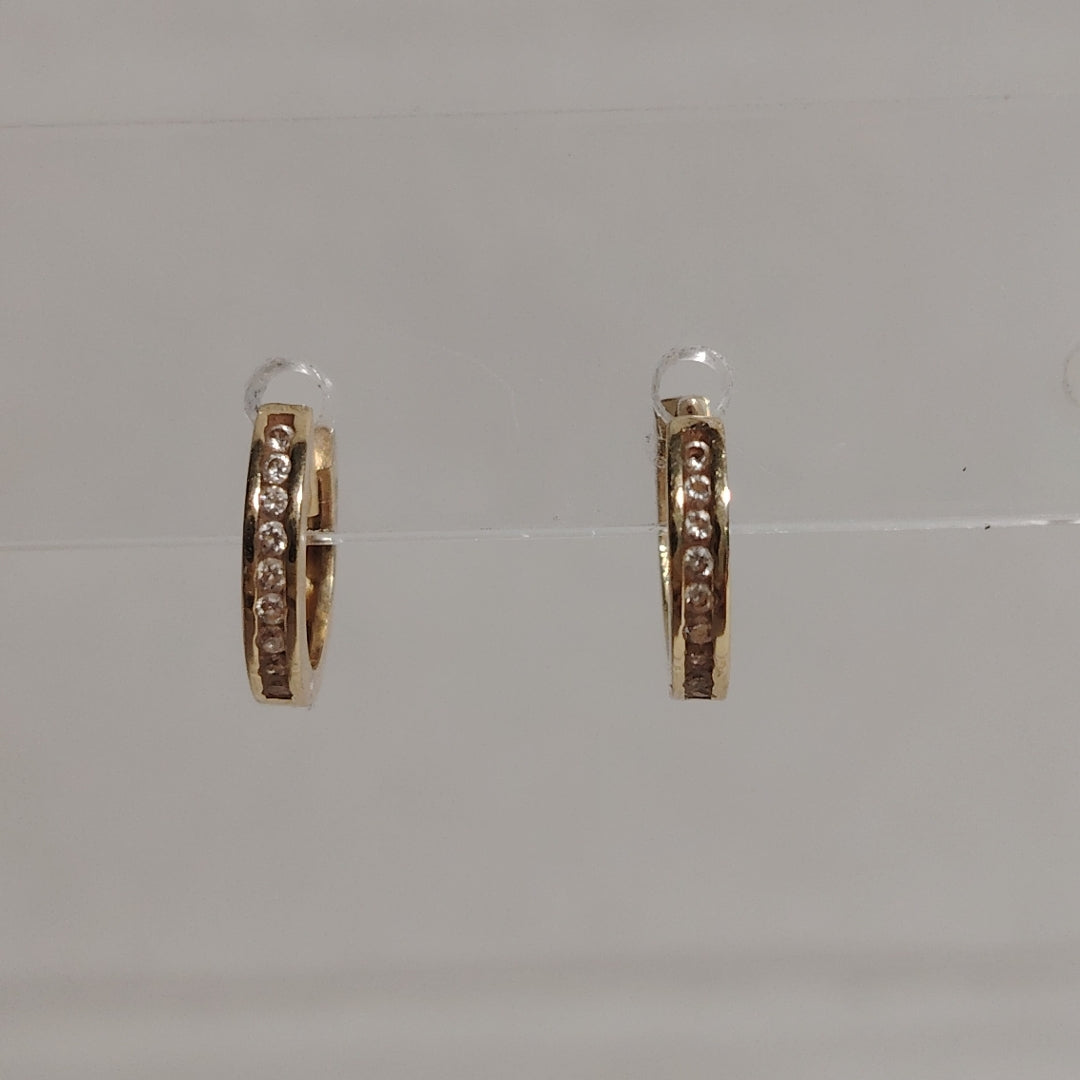 ARRACADAS PAR ORO 14 K 1,40 GRMS (SEMINUEVO)