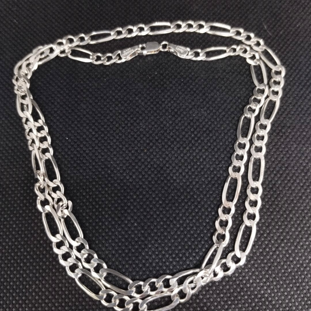 CADENA TEJIDO 3X1 PLATA .925 60 CM 17.6 GR (NUEVO)