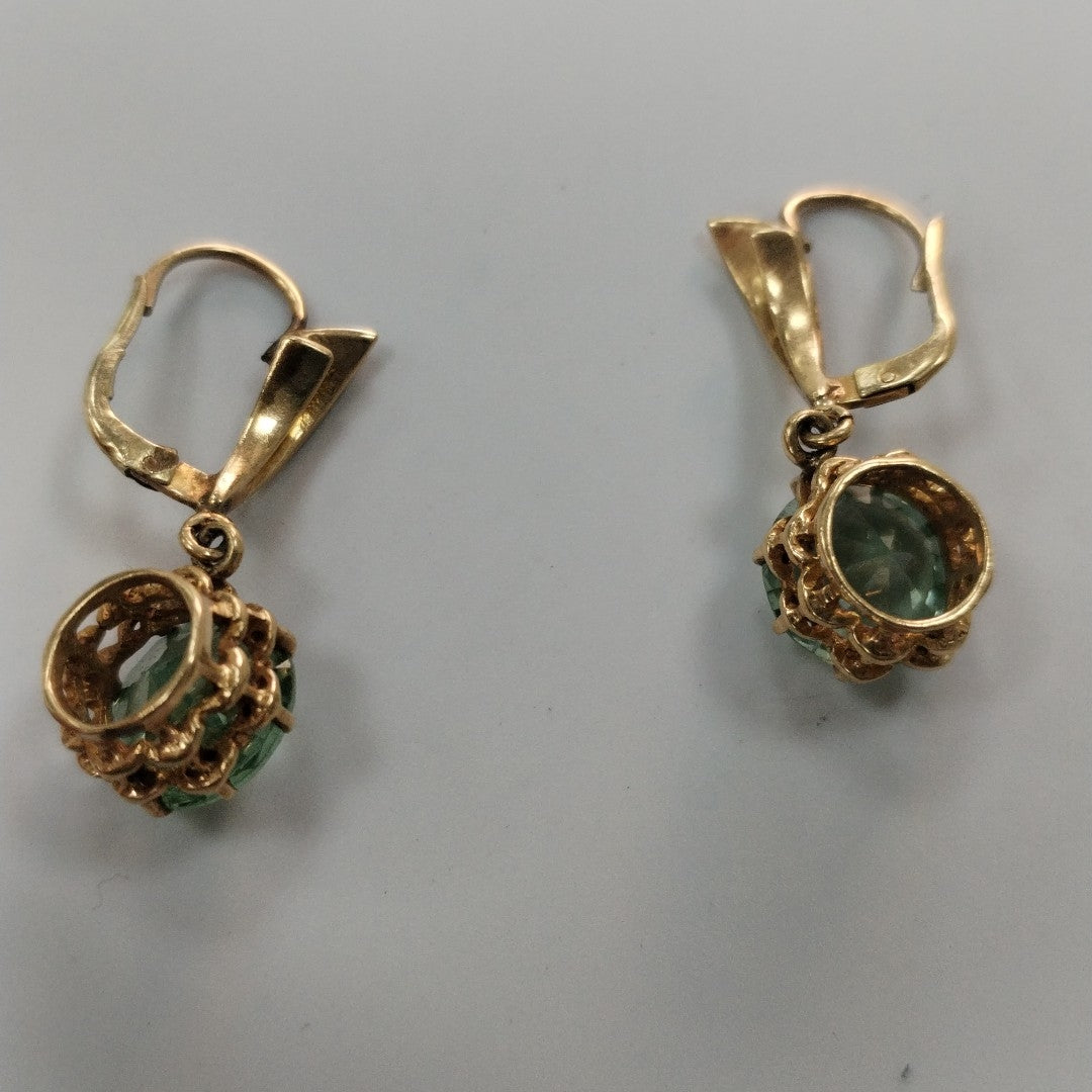 ARETES PAR ORO 14 K 6.6 GRMS (SEMINUEVO)