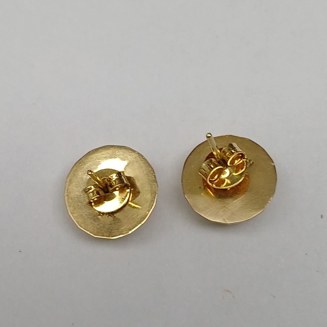 BROQUELES PAR ORO 14 K 2.8 GRMS (SEMINUEVO)