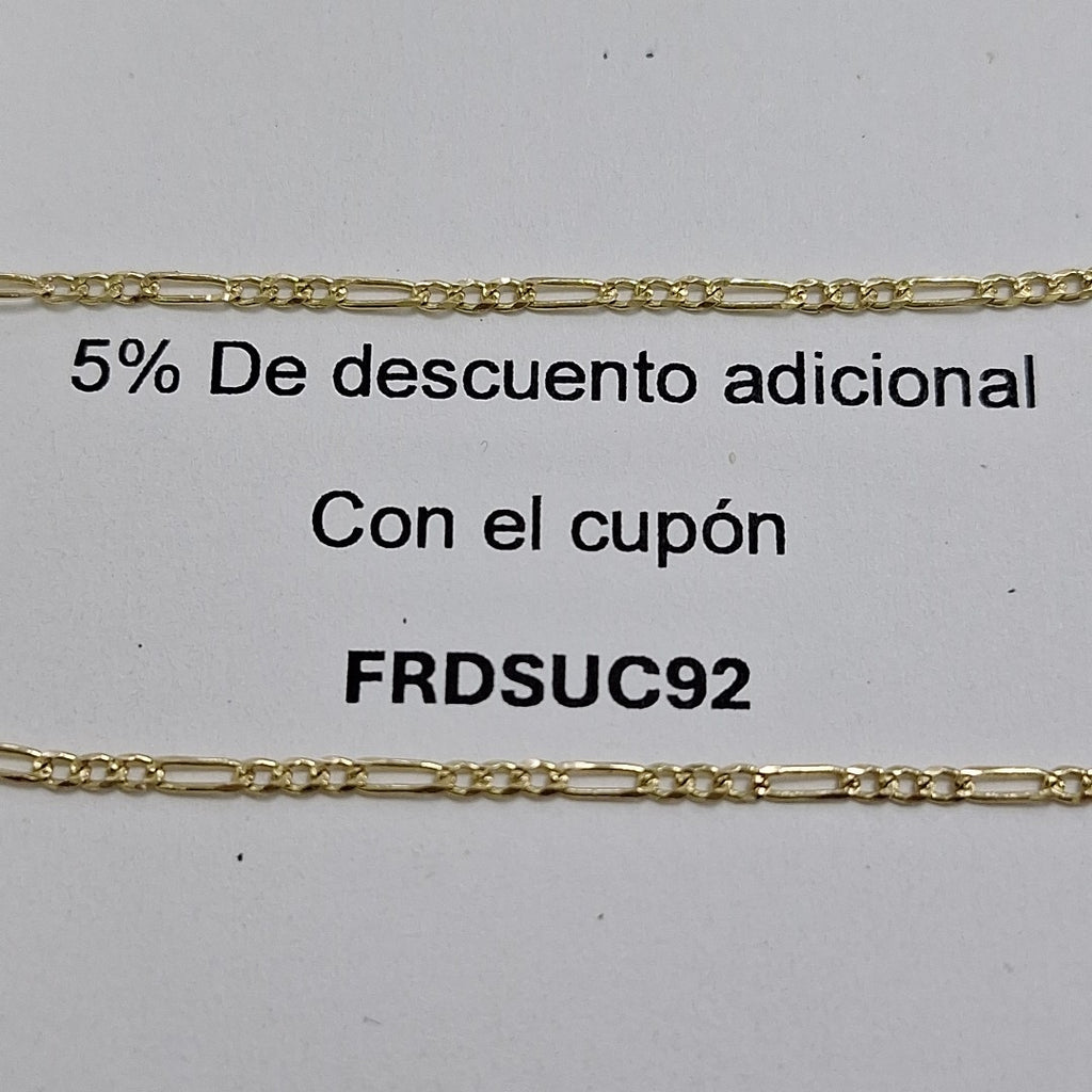 PULSERA 3X1 ORO 14K 21 CM 1.7 GR (NUEVO)