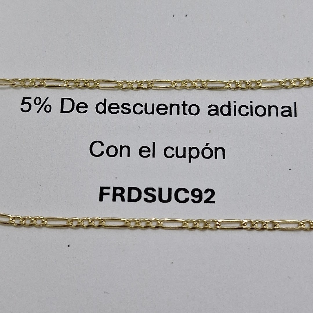 PULSERA 3X1 ORO 14K 21 CM 1.7 GR (NUEVO)