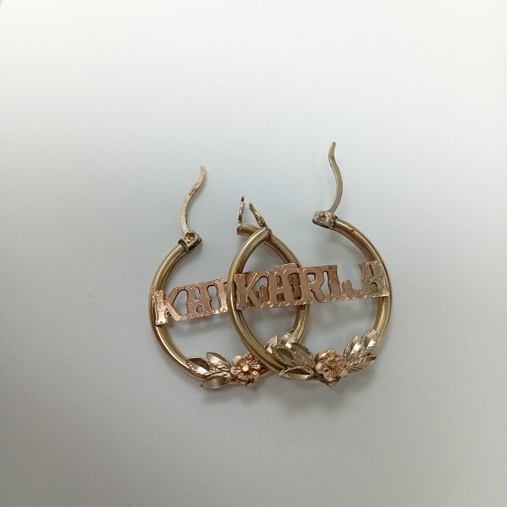 ARETES PAR ORO 14 K 3.8 GRMS (SEMINUEVO)