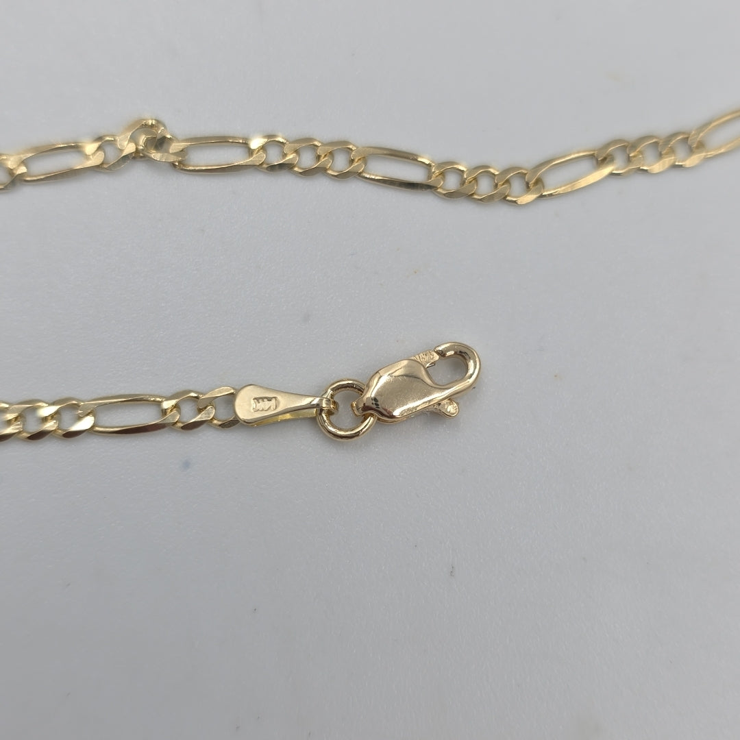 CADENAS 3X1 ORO 14K 55 CM 4.7 GR (NUEVO)