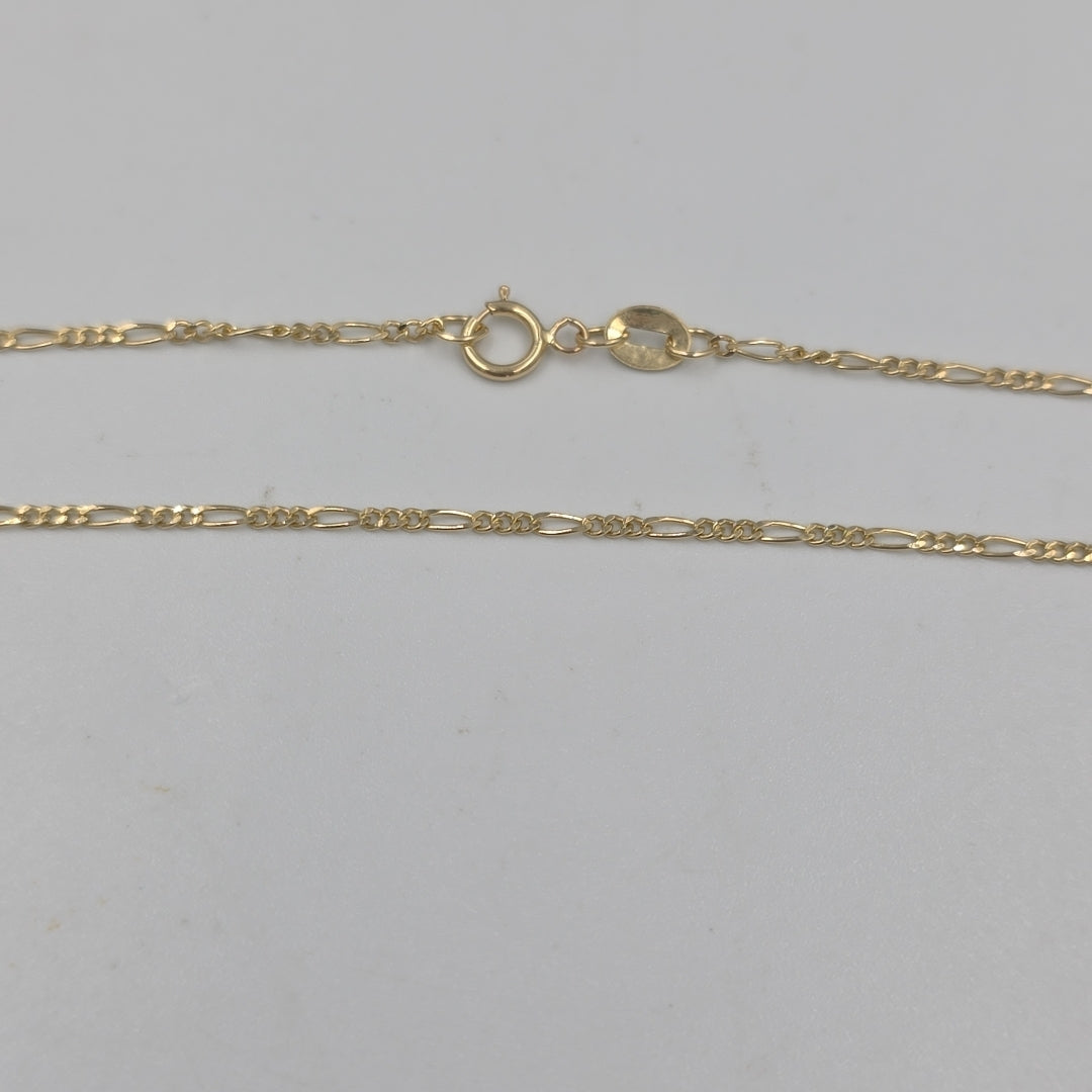 CADENAS TEJIDO 3X1 ORO 14K 55 CM 2.6 GR (NUEVO)