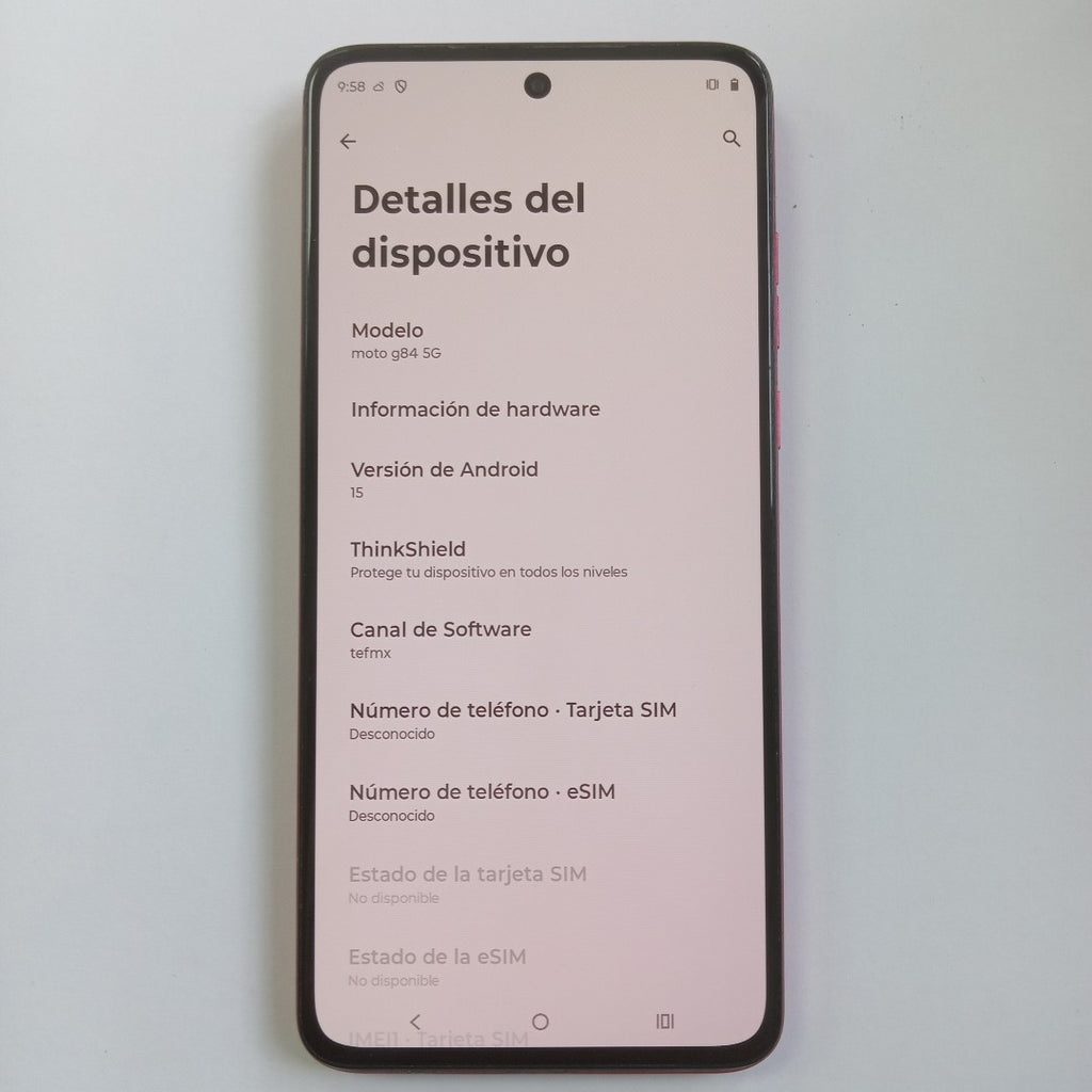 CELULAR MOTOROLA MOTO G84 XT2347-1 (2023) 256 GB 8 GB RAM (SEMINUEVO)