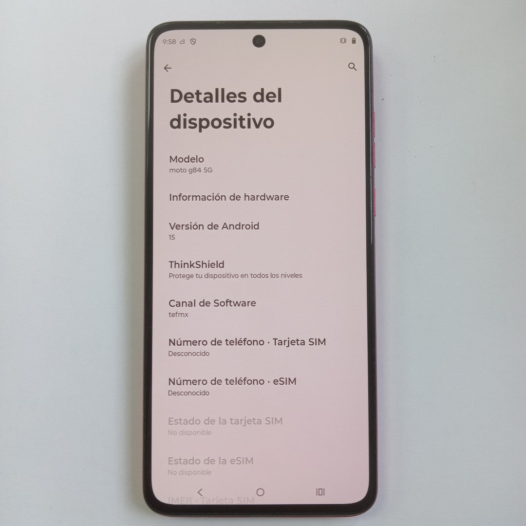 CELULAR MOTOROLA MOTO G84 XT2347-1 (2023) 256 GB 8 GB RAM (SEMINUEVO)