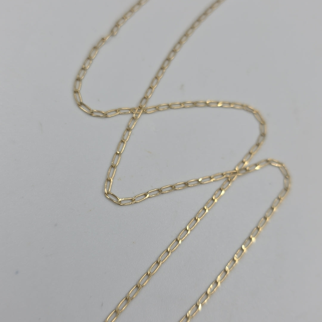 CADENAS TEJIDO ESLABONES ORO 10K 60 CM 2.1 GR (NUEVO)