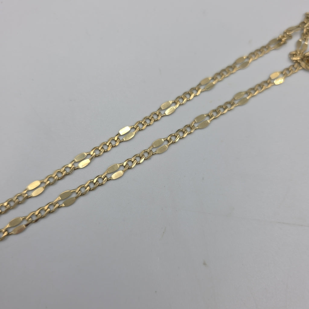CADENAS TEJIDO ESPECIAL ORO 10K 50 CM 6.5 GR (NUEVO)
